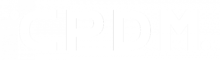 CPDM logo blanc